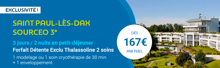 Exclusivité Thalassoline Sourceo Saint Paul les Dax